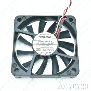 0.13A 电源散热风扇 2404KL 静音 6CM 6010 12V B39 04W NMB 原装