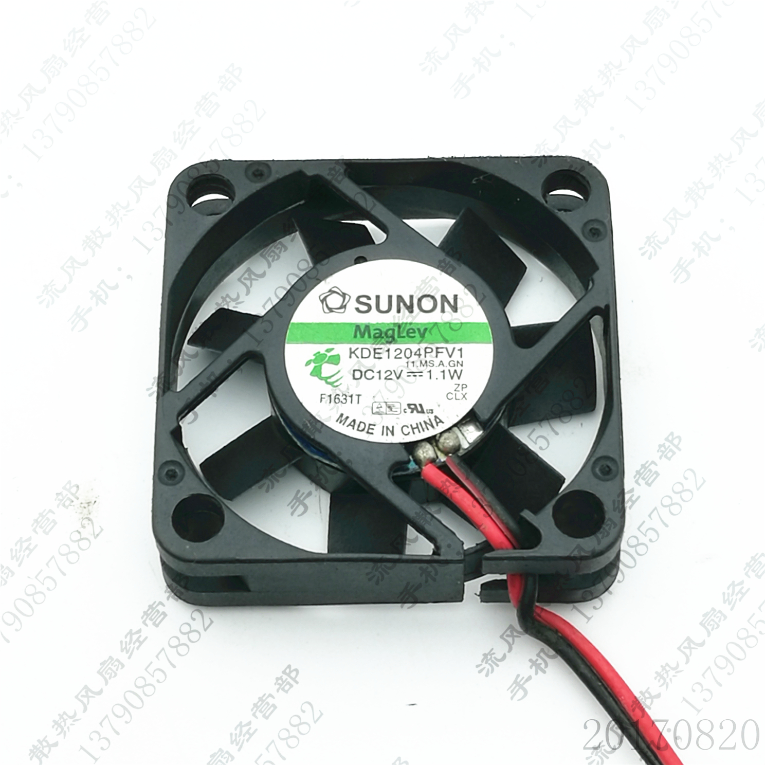 原装 SUNON KDE1204PFV1 12V 1.1W 4010 4CM 南北桥 2线散热风扇