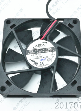 ADDA AD0712MB-D70 12V 0.18A  7015 戴尔Precision620 散热风扇