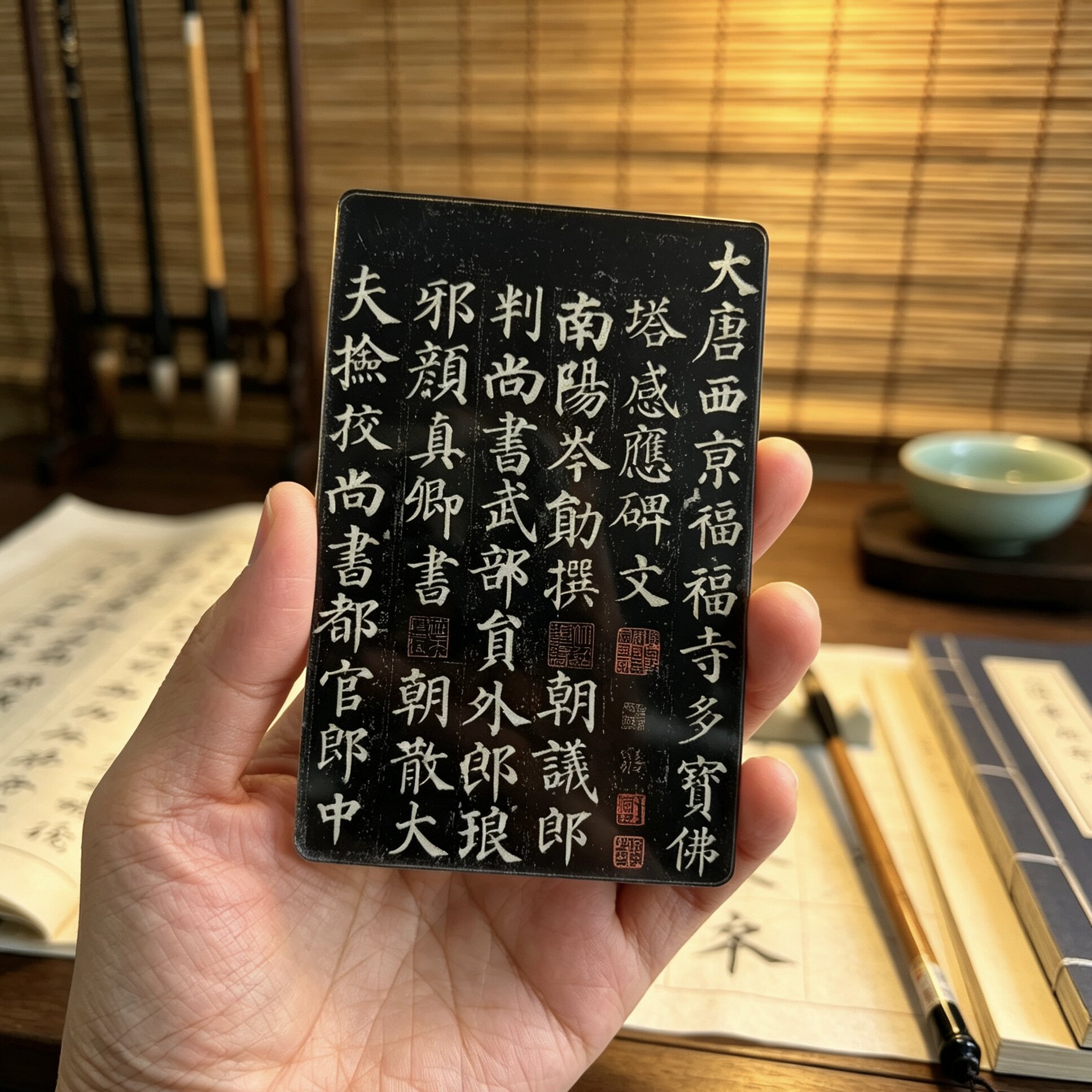 颜真卿多宝塔书法文创周边大尺寸冰箱贴