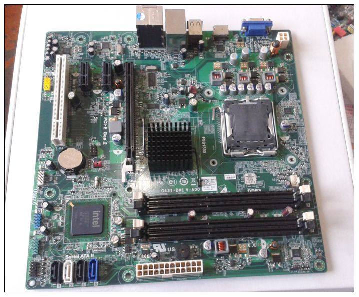 戴尔全新库存台式机560 560s主板原装g43t-dm1 g43t 18d1y主板