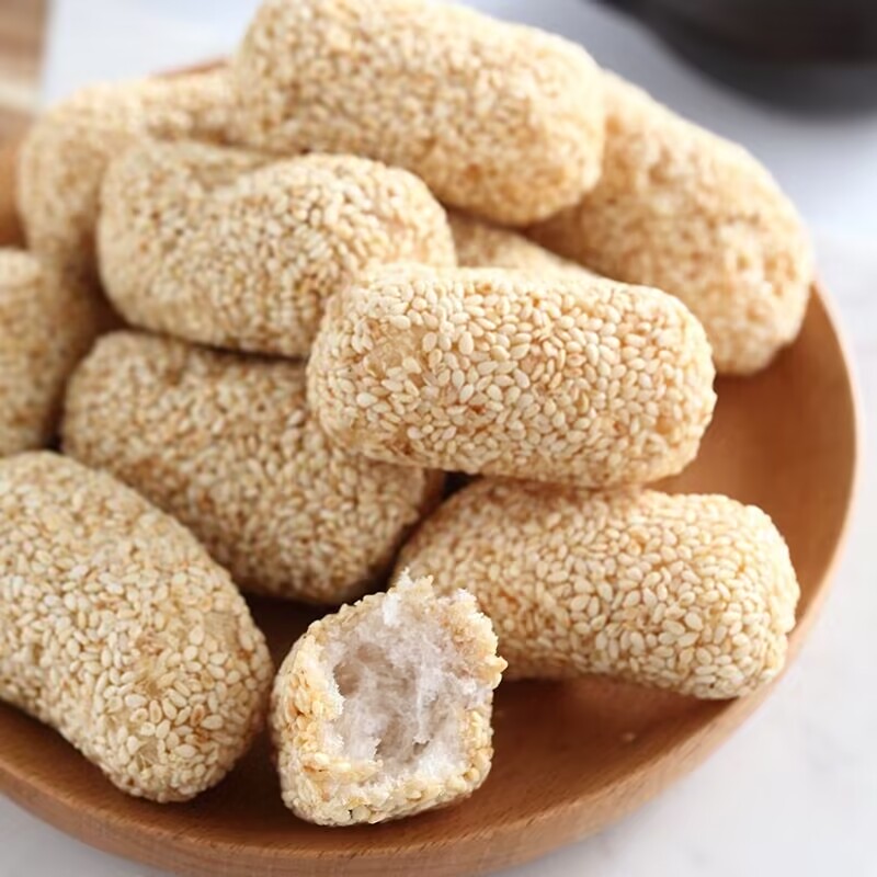 怀旧小零食芝麻空心糖