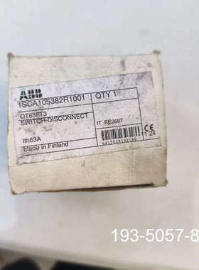 ABB开关， OT63FT3，带，处理，详谈报价