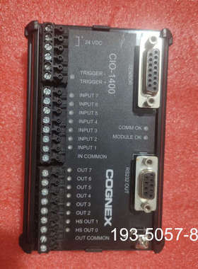 康耐视Cognex工业I/O模块 CIO-1400，24VD详谈报价
