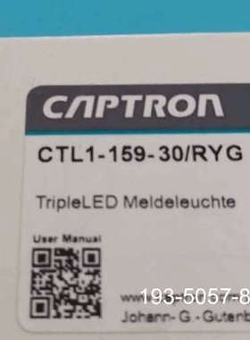 议价CAPTRON凯本隆开关传感器CTL1-159-30/R详谈