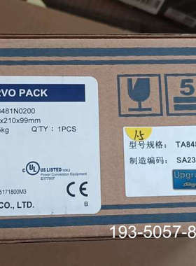 多摩川伺服驱动器TA8481N0200，余料详谈报价