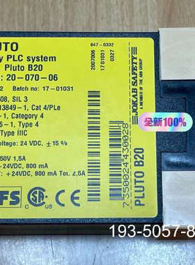 佳可保JOKAB SAFETY安全继电器PLUT0 B20详谈报价