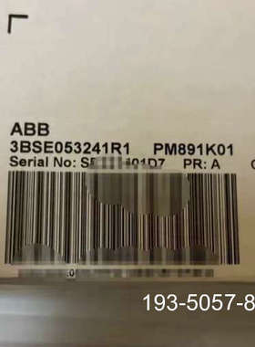 ABB控制器  PM891K01     3BSE05324详谈报价
