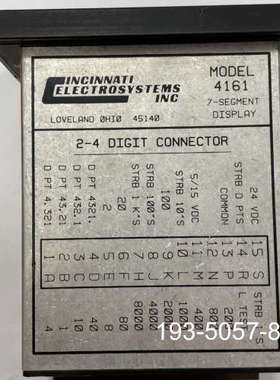 Cincinnati Electrosystems 数字面板详谈报价