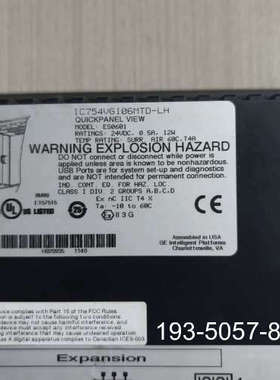 GE触摸屏ES0601   IC754VGI06MT详谈