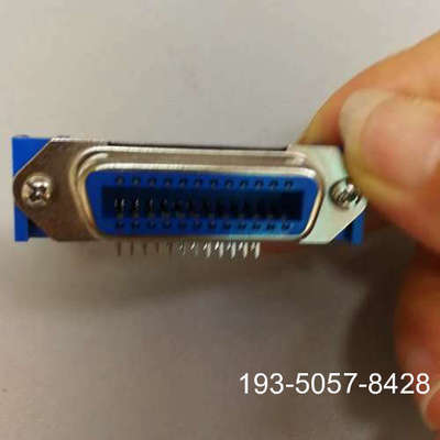 原装正品57系列连接器母座GPIB 24PIN 90度弯针焊板式插座价格详