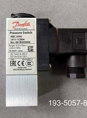 原装正品Danfoss压力开关，MBC5000，061B200066价格详谈