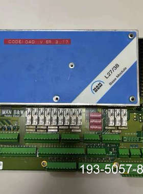 原装正品MAN+B&W+L27/38+Base+Module基础模块价格详谈