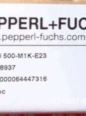 议价Pepperl+Fuchs 018937 倍加福光纤传感详谈
