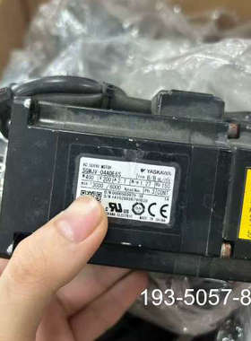 议价安川伺服电机SGMJV-04ADE6S，400W，详谈