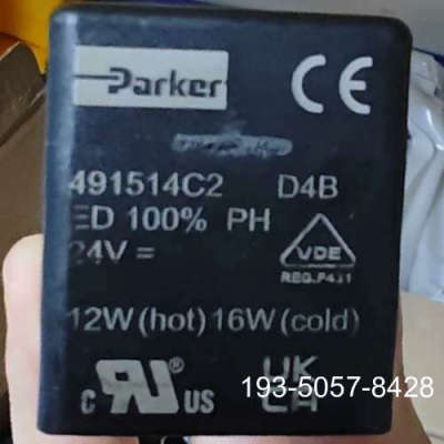 491514C2气动阀配件，Parker电磁阀线详谈报价