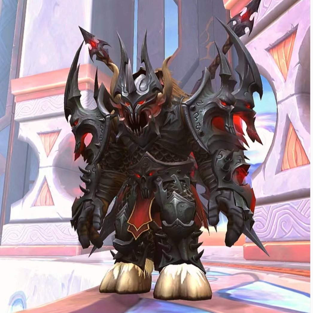 wow魔兽世界正式服史诗 统御圣所 战士板甲套装幻化冰DK猎人盗贼