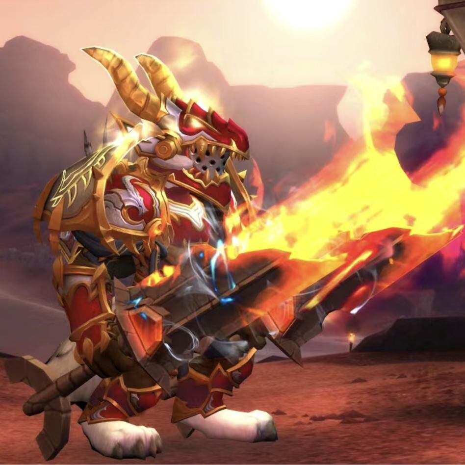 魔兽世界正式服达拉然燃烧王座双手大剑武器幻化包出wow泰沙拉克
