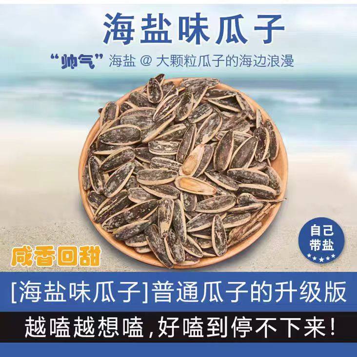 【亏本冲量】大颗粒海盐瓜子椒盐葵花籽500克/100克坚果零食炒货,零食/坚果/特产,瓜子,淘宝优惠券,粉丝福利购,淘宝优惠卷