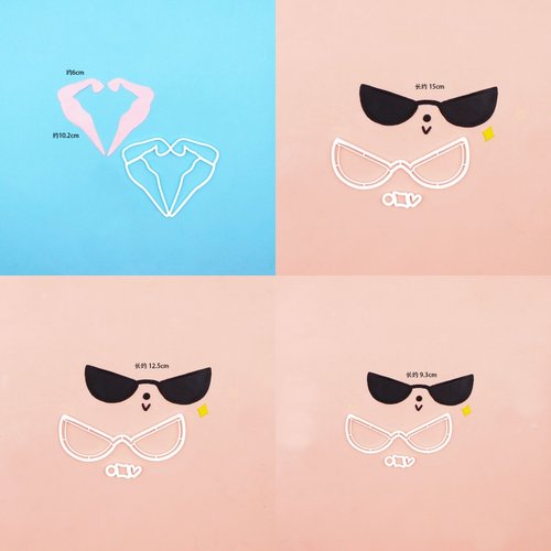 河马泥塘酷狗眼镜翻糖切模