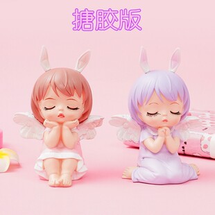 安妮天使宝贝蛋糕装 饰摆件网红宝宝公主女孩儿童生日烘焙插件配件