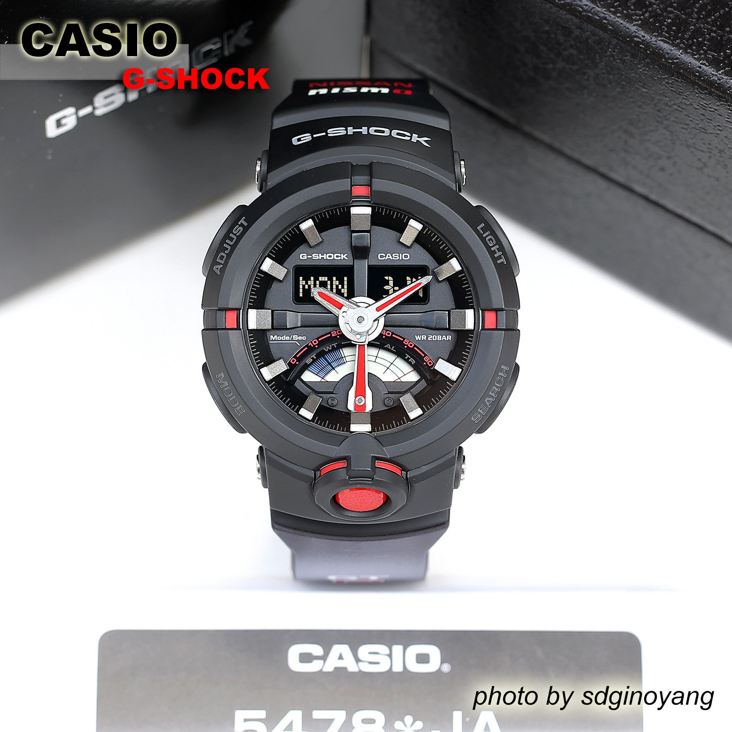 G-SHOCK卡西欧NismoGT-R限定
