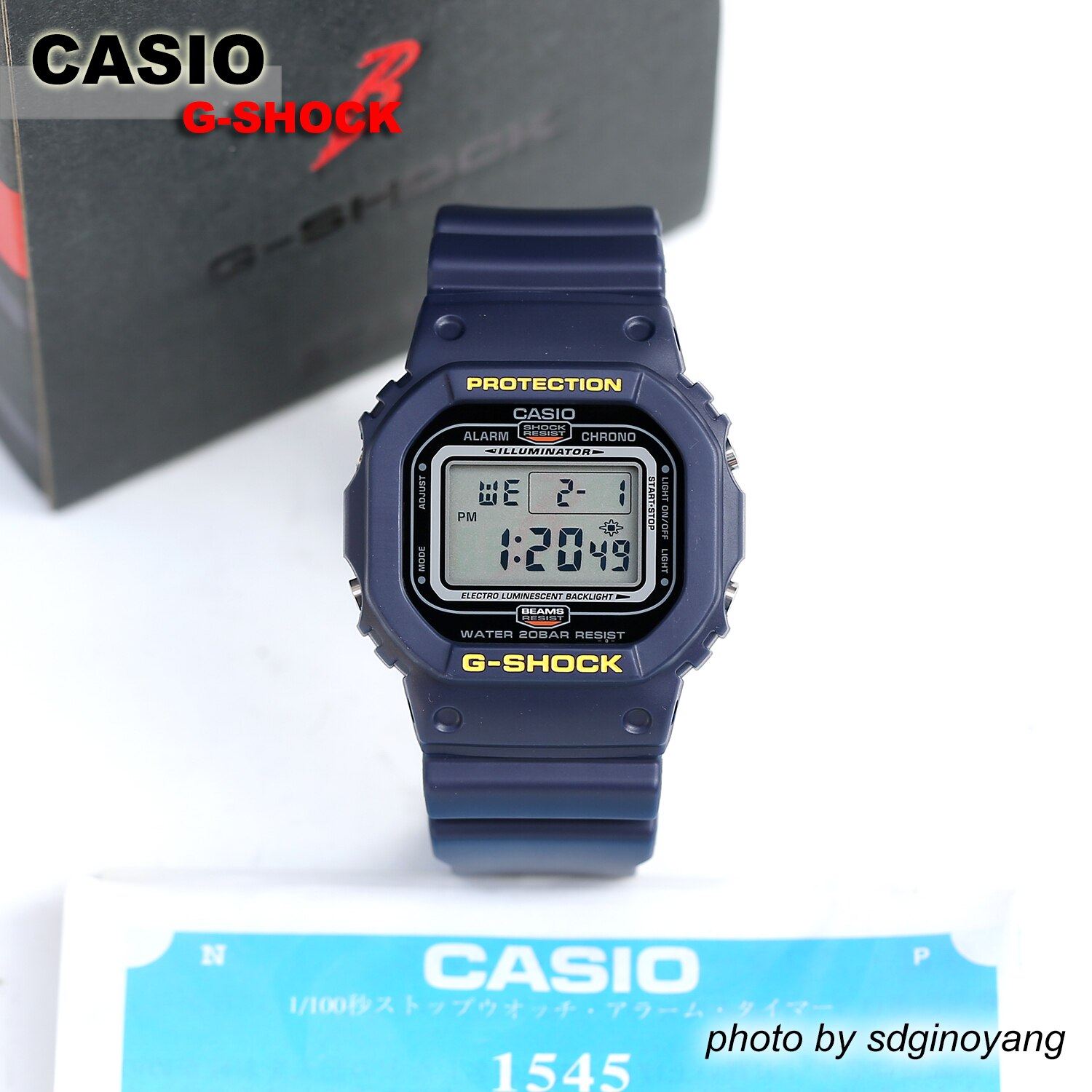 卡西欧G-SHOCK初版BEAMS方块腕表