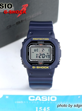 CASIO卡西欧G-SHOCK xBEAMS DW-5600BE 2002年蓝方块限定全新结束