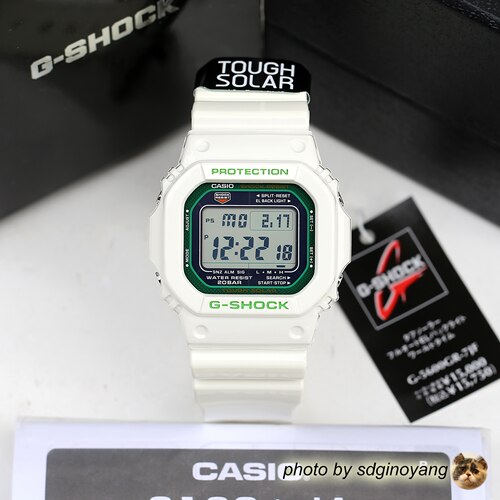G-SHOCK森林绿圈方块绝版腕表