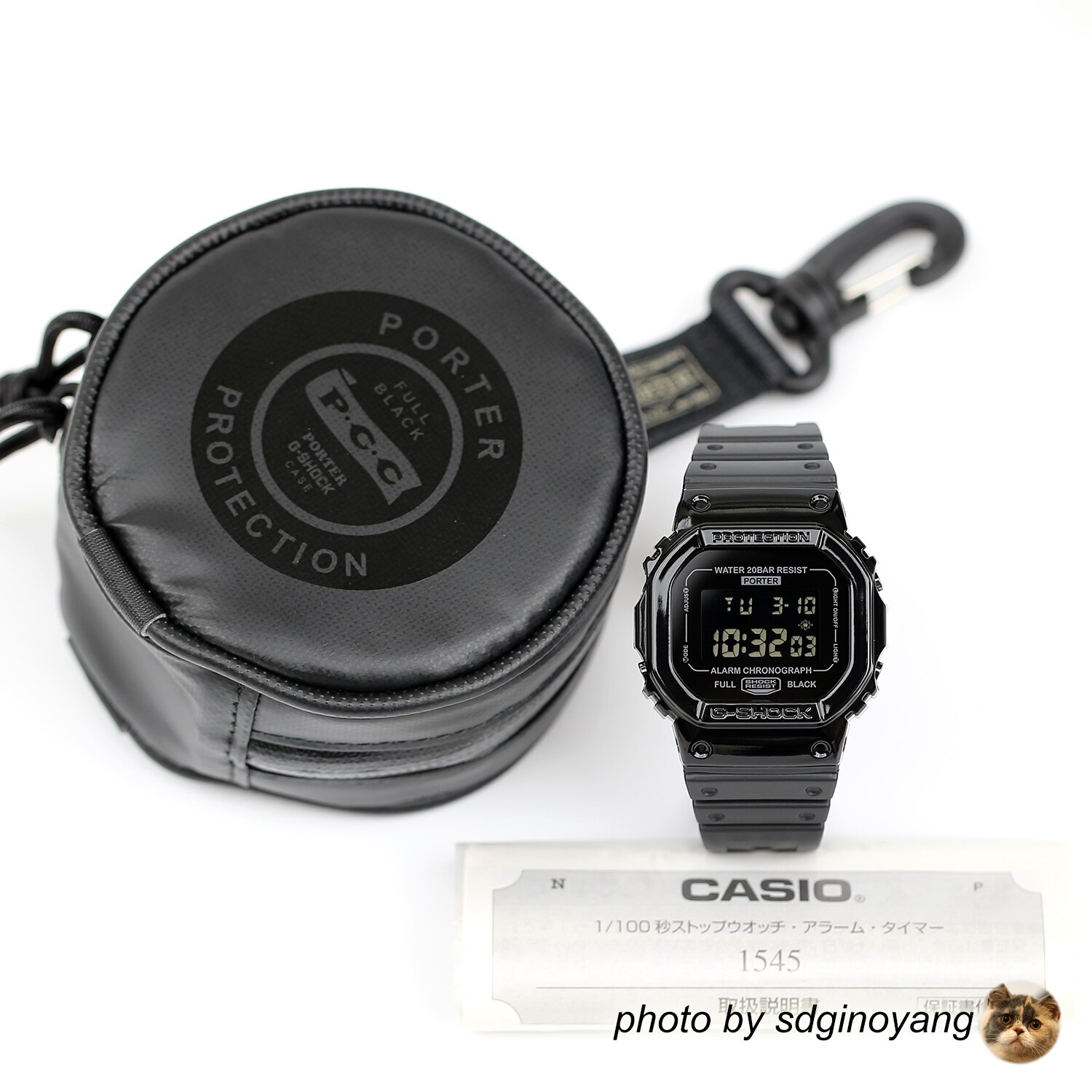 CASIO卡西欧G-SHOCK x PORTER吉田DW-5600方块限定1000只全新现货