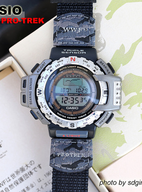 CASIO卡西欧PRO-TERK PRT-40WBJ-1T WWF自然基金会登山表全新结束