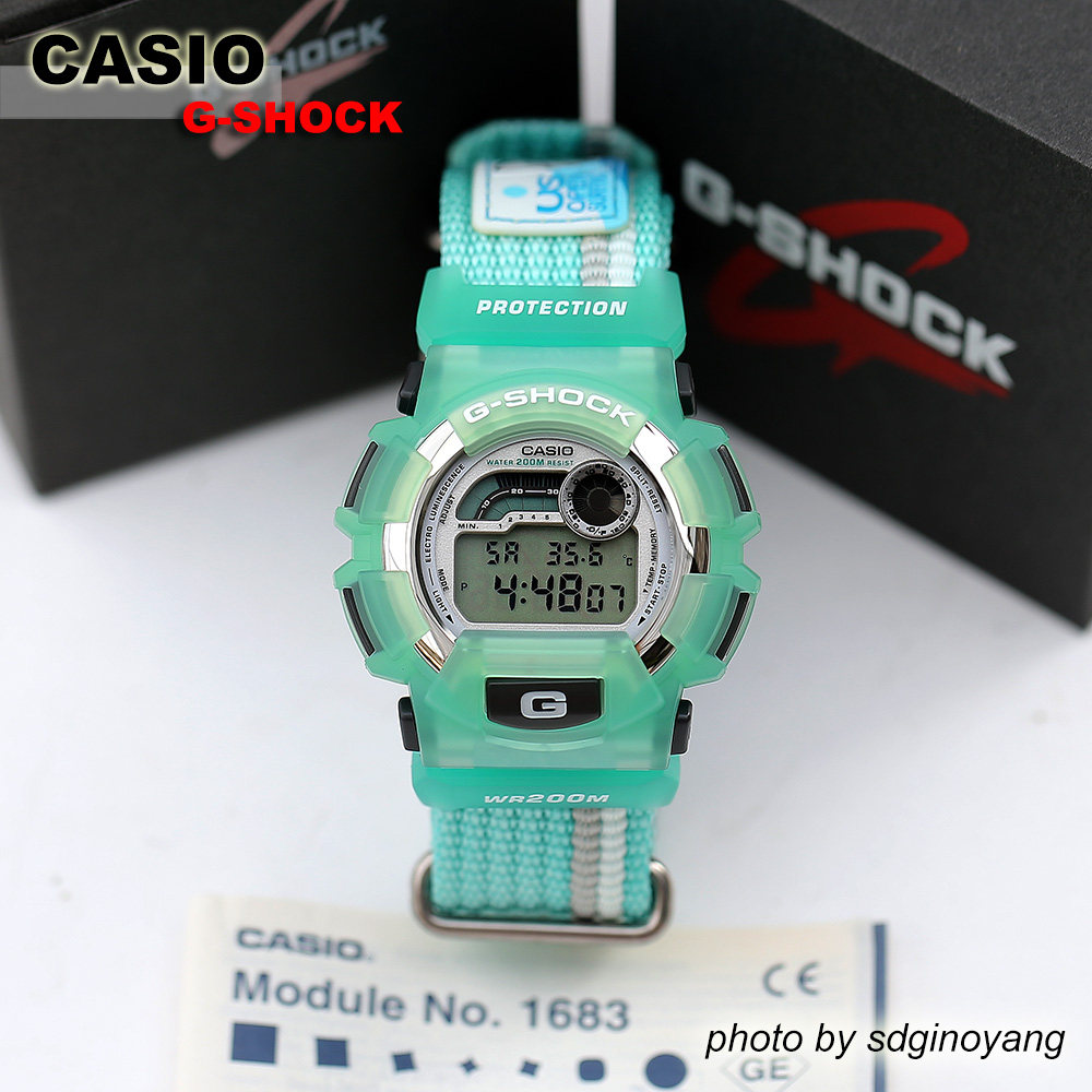 CASIO卡西欧G-SHOCK DW-9500US-3V 98年美国自由冲浪限定全新结束