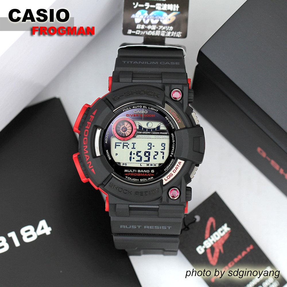 CASIO卡西欧G-SHOCK GWF-T1000BS-1JR(64钛合金宝石蛙人)全新结束