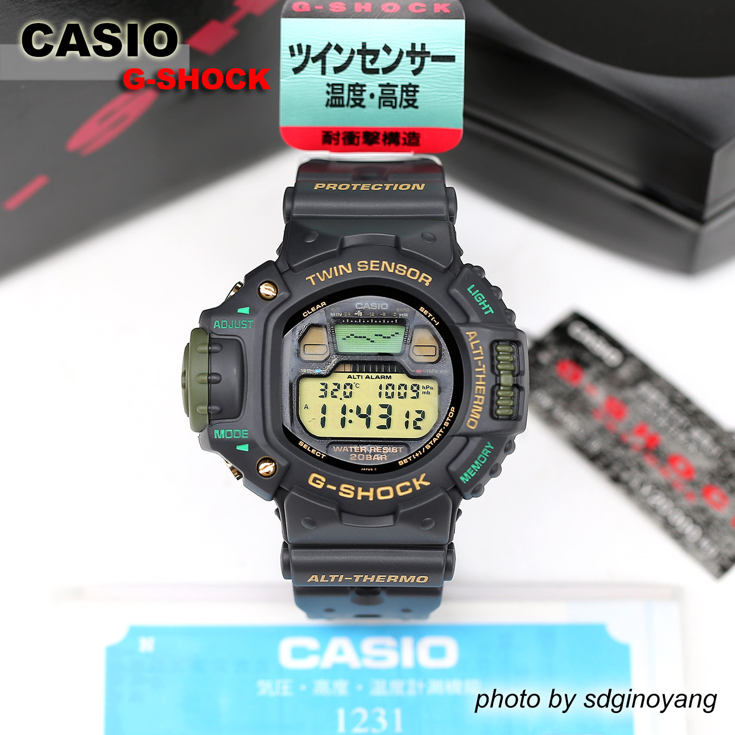 CASIO卡西欧G-SHOCK DW-6700J-3 初代G登山老款1994年全新结束