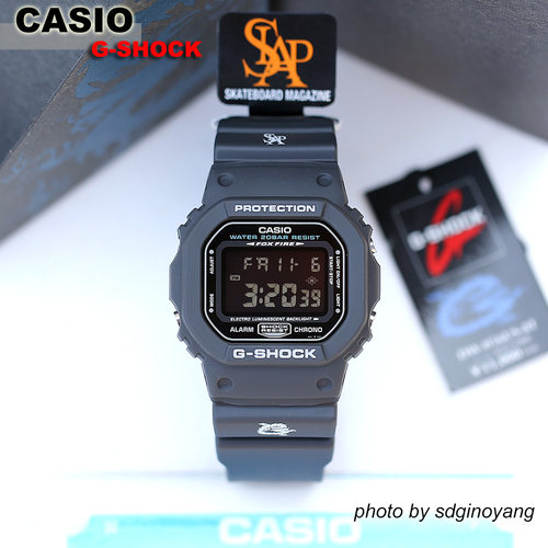 CASIO卡西欧G-SHOCK DW-056US-8T 99年美国街头滑板杂志全新结束