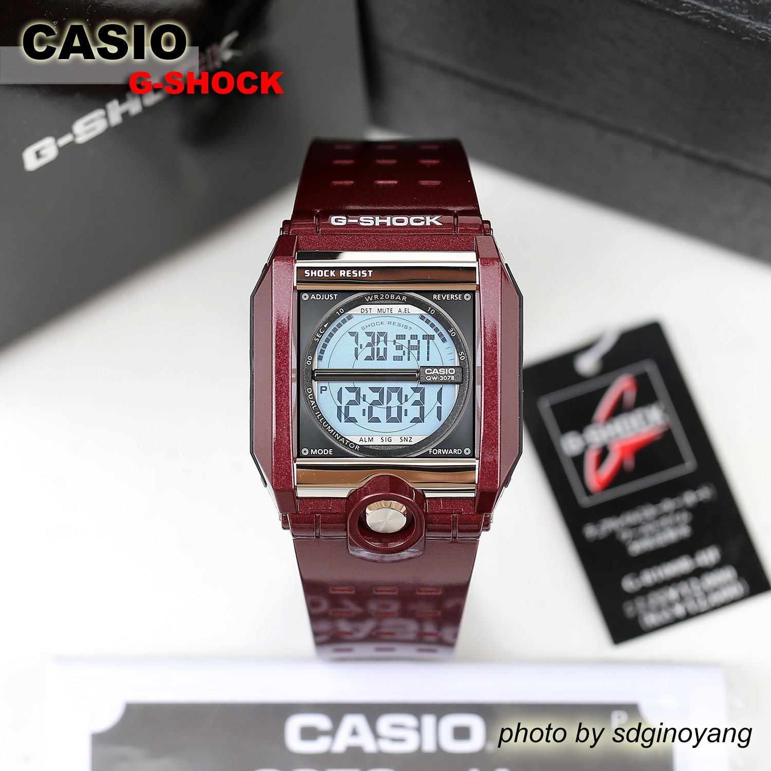 卡西欧G-SHOCK双背光腕表