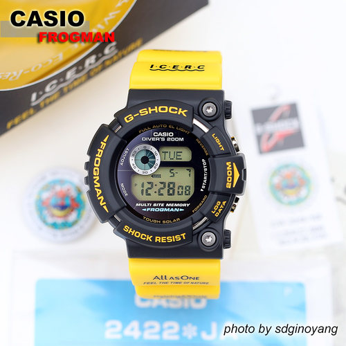 CASIO G-SHOCK FROGMAN GW-204K-9JR 第4届海豚鲸鱼环保 全新结束