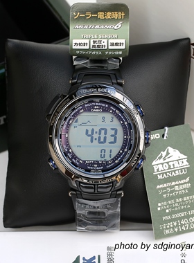 CASIO卡西欧PRO-TREK登山旗舰BASELWORLD PRX-2000BT-1JR全新结束