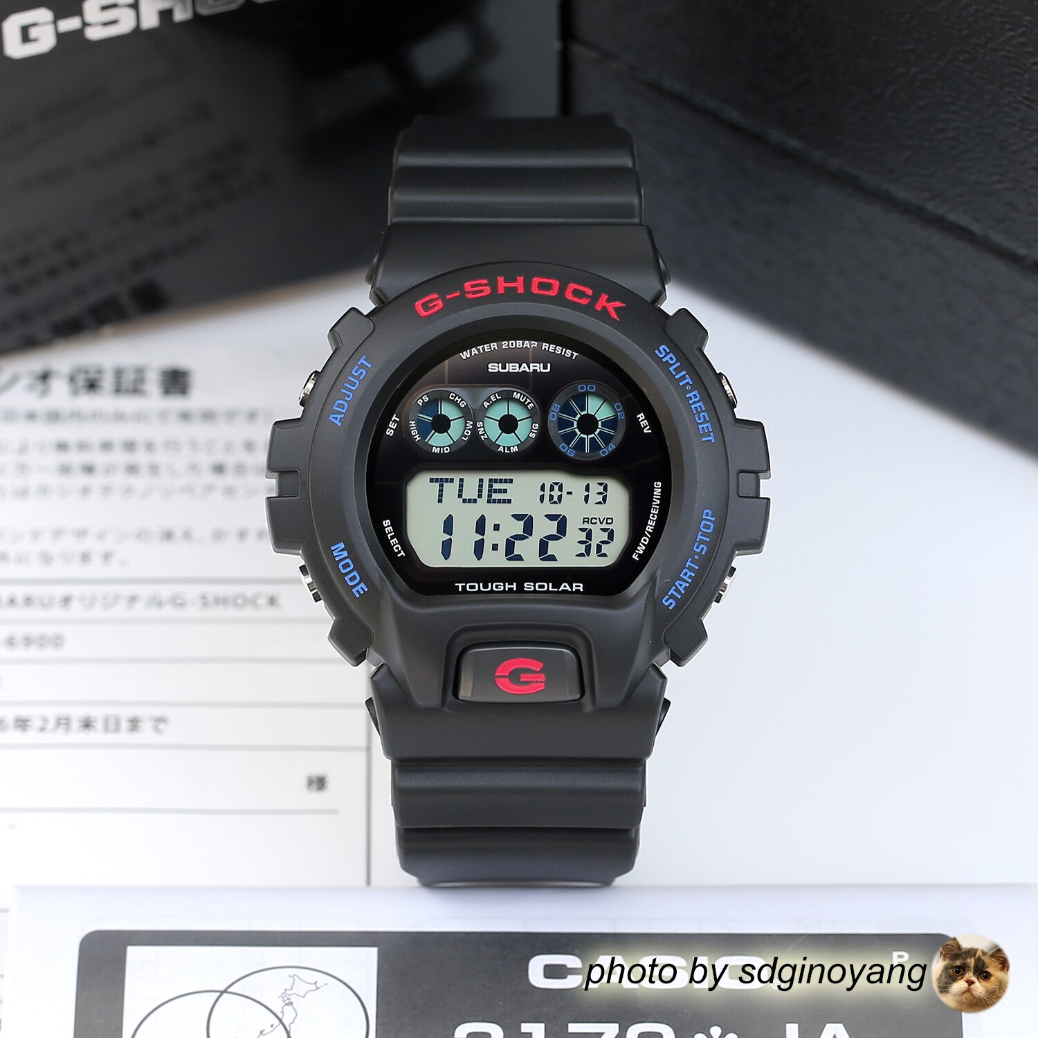 卡西欧SUBARU斯巴鲁G-SHOCK腕表