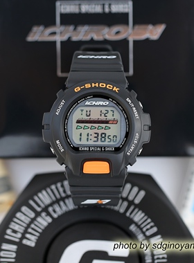 CASIO卡西欧G-SHOCKx铃木一郎Ichiro-Suzuki棒球DW-6600全新现货