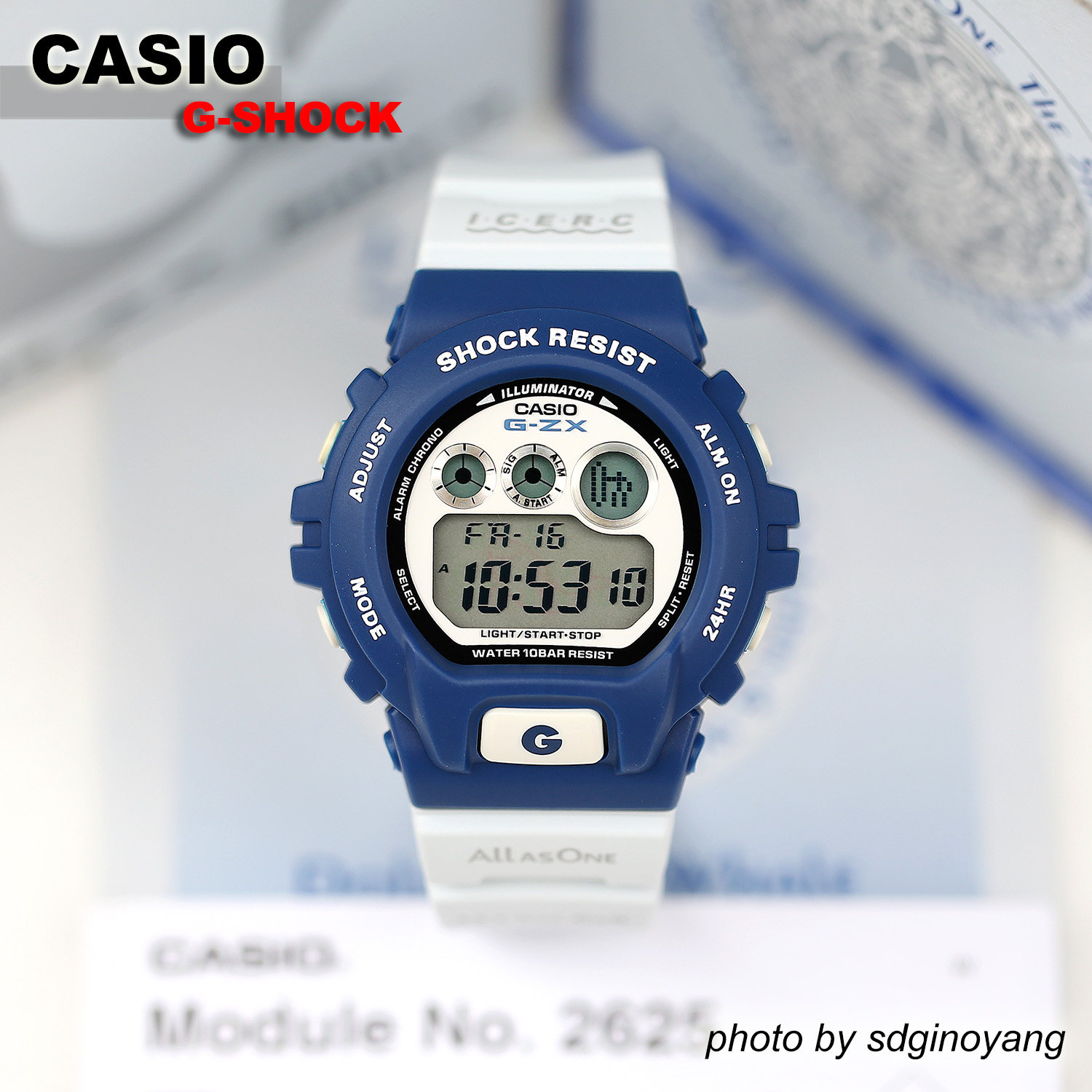 CASIO卡西欧女款GZX-690K-2 ICERC海豚鲸鱼保护协会2005全新结束