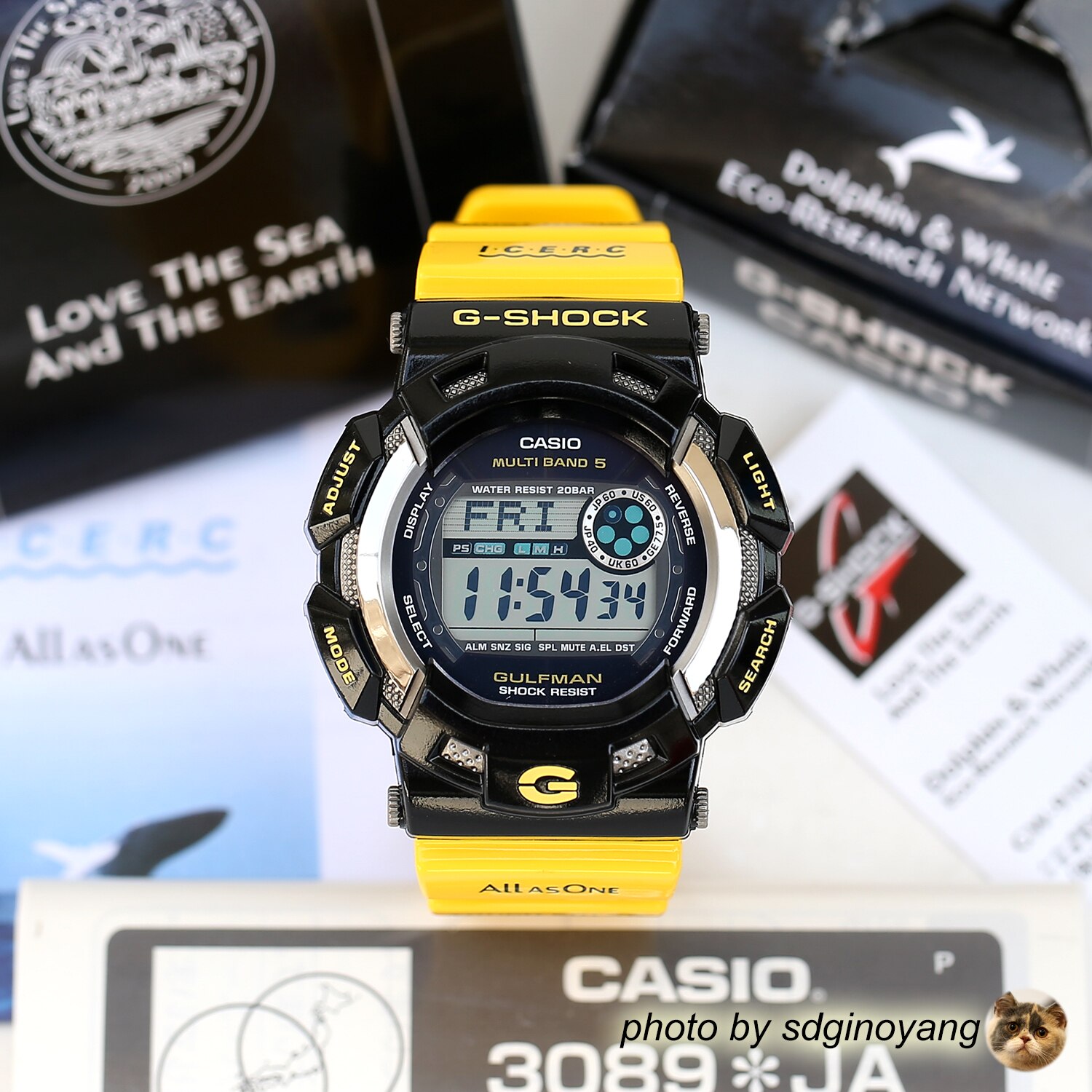 G-SHOCK2009爱护海洋和地球手表