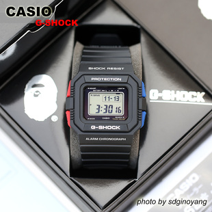 5500 CASIO卡西欧G 猿人全球限定1000全新结束 BAPE SHOCK