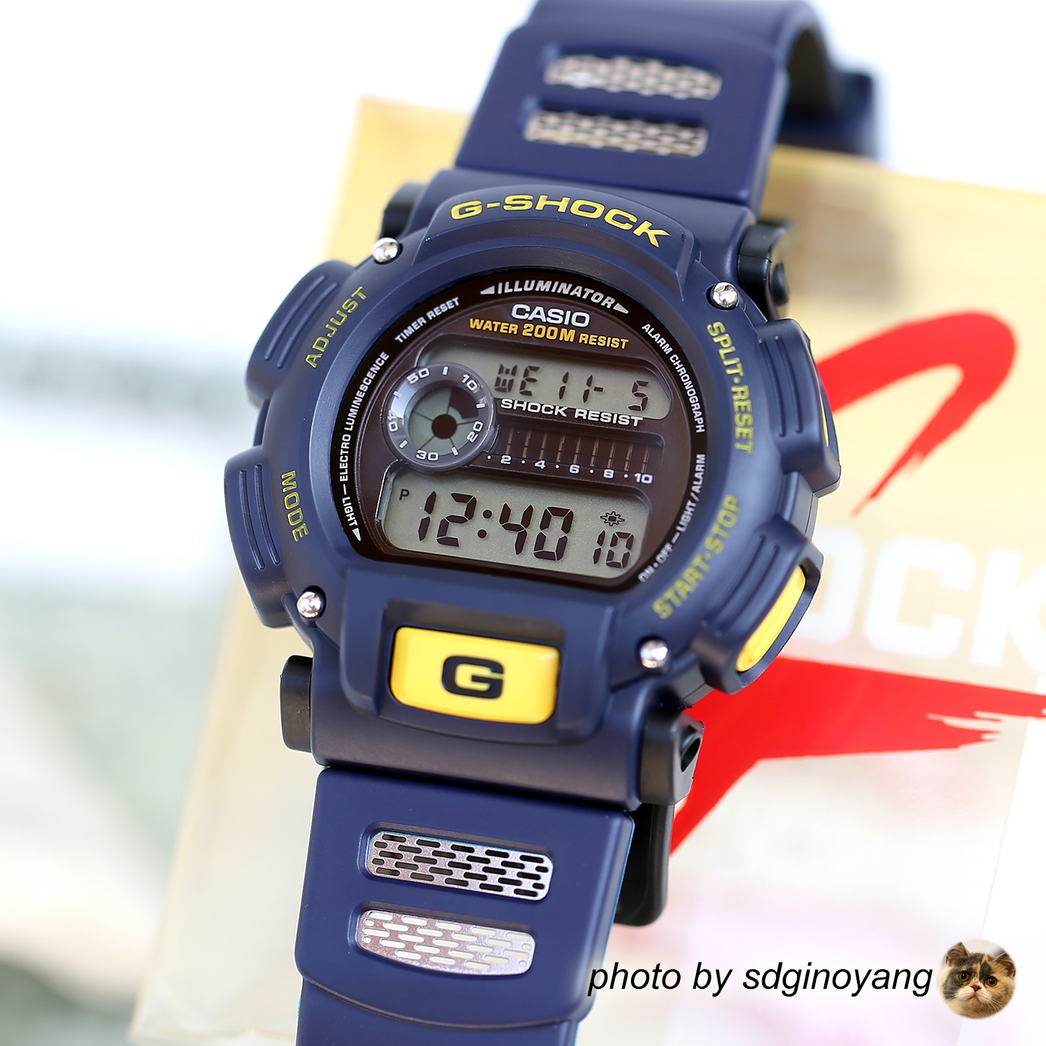 卡西欧G-SHOCK绝版军表胶带手表