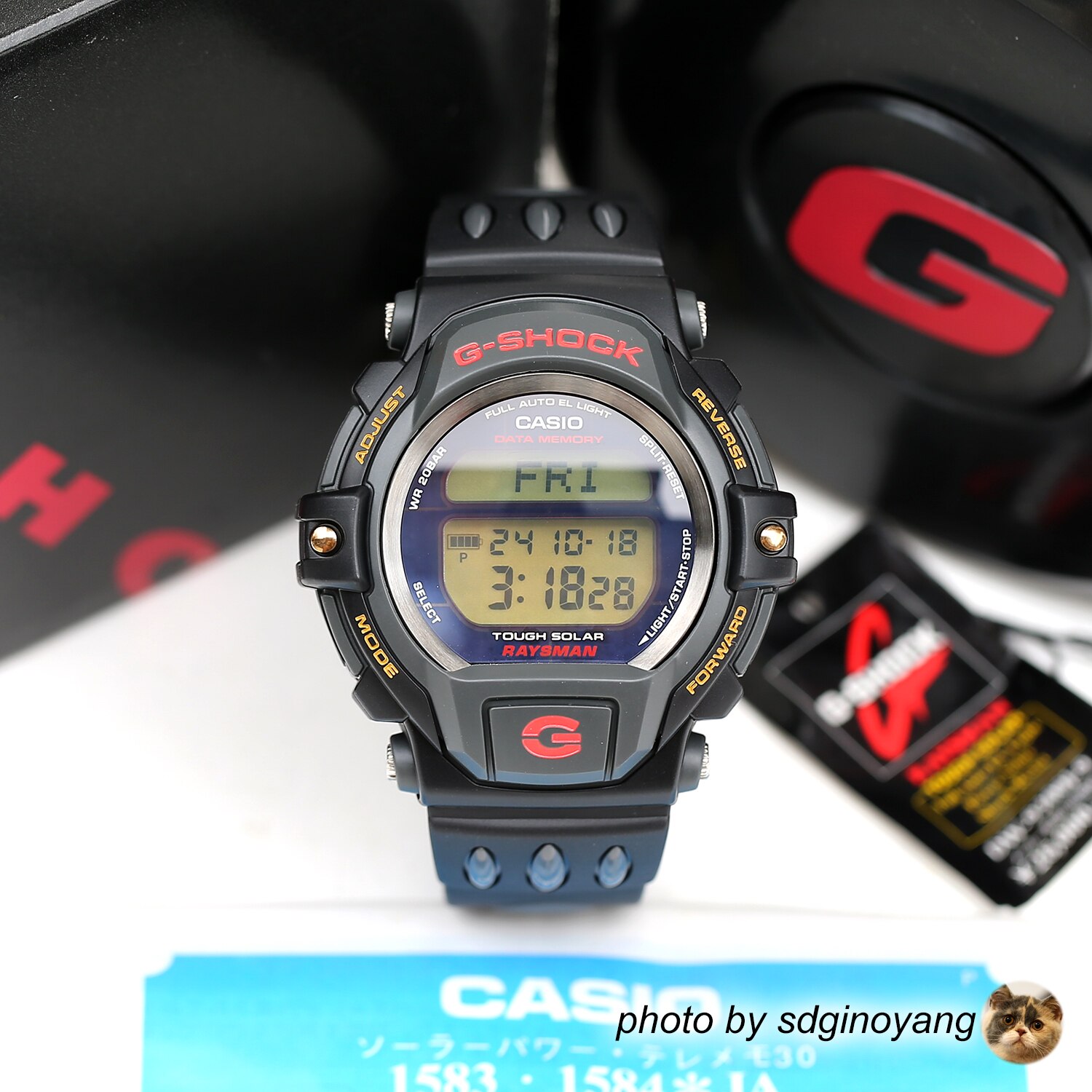卡西欧初代光动能G-SHOCK手表