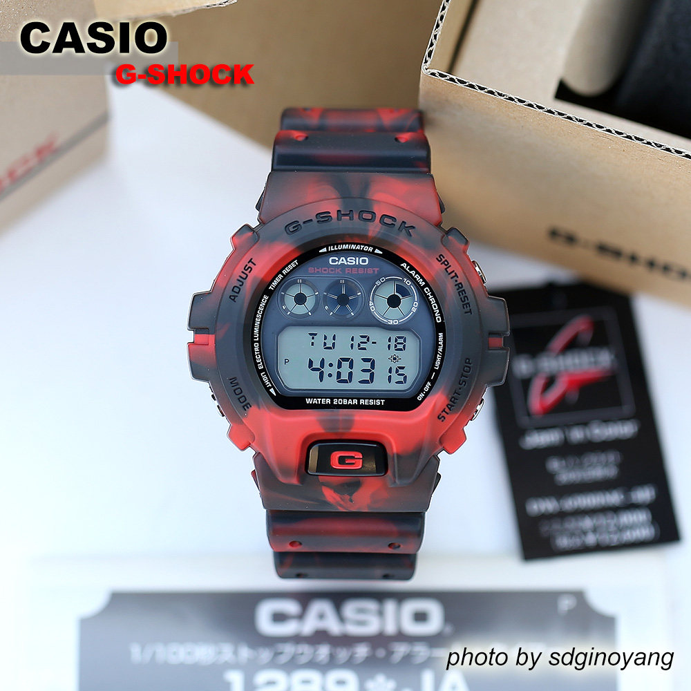 CASIO卡西欧G-SHOCK DW-6900MC-4JF 初代迷彩红 全日产 全新结束