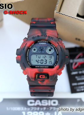 CASIO卡西欧G-SHOCK DW-6900MC-4JF 初代迷彩红 全日产 全新结束