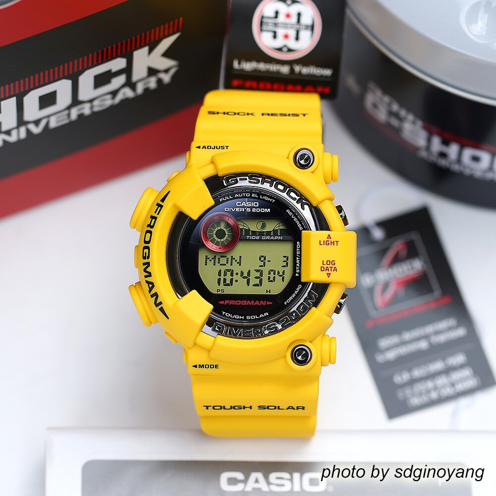 G-SHOCK30周年黄蛙人腕表