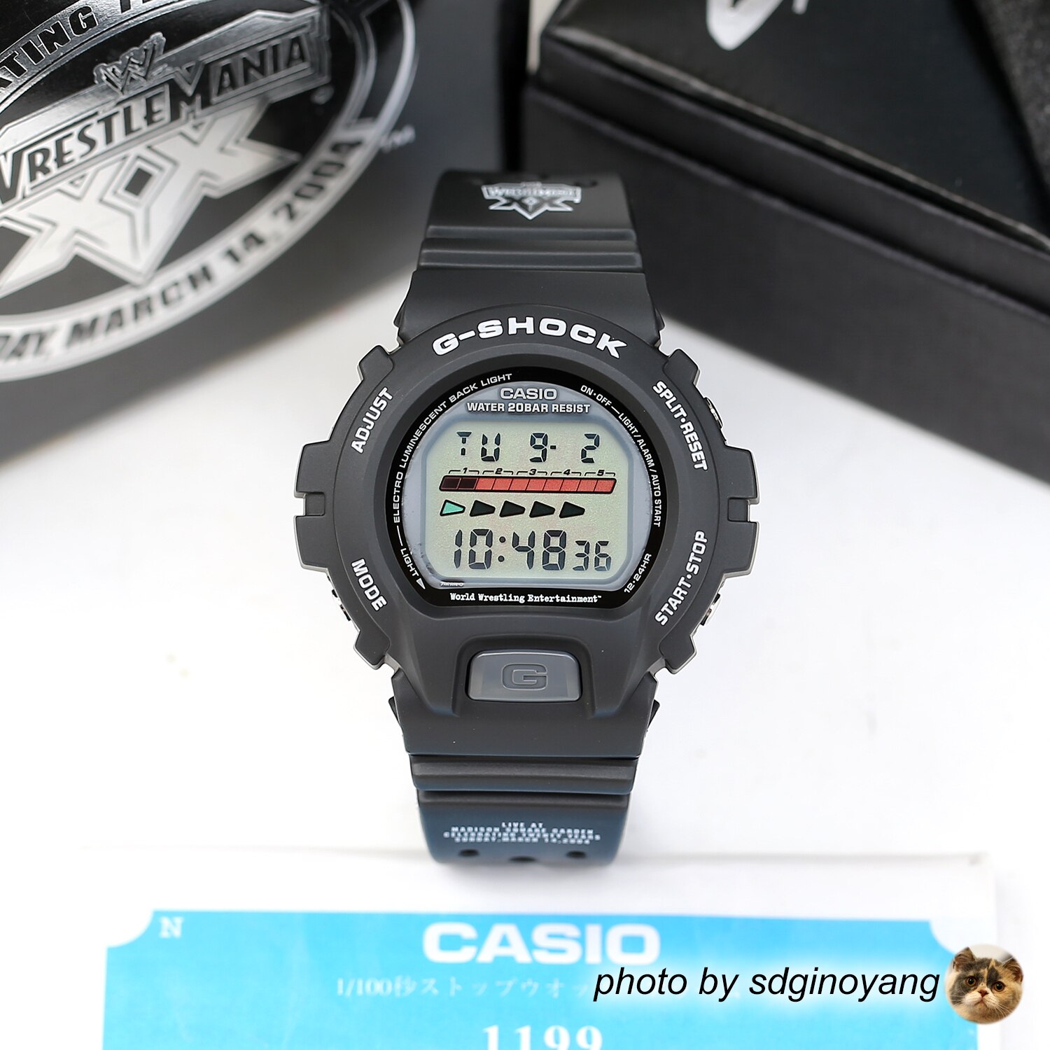 CASIO卡西欧G-SHOCK x WWE美国职业摔角限量联名DW-6600B全新现货