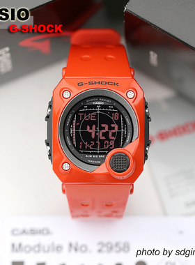 CASIO 卡西欧 G-SHOCK G-8000-4VDR 绝版反显橙色 全新结束